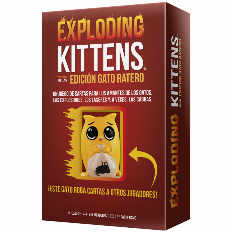 Exploding Kittens Ed. Gato Ratero