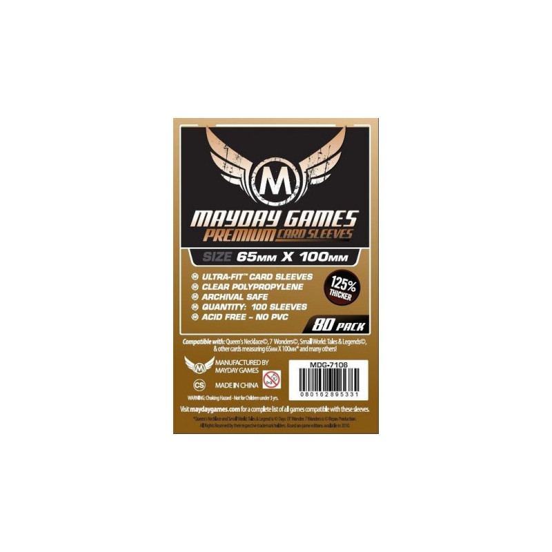 Fundas Mayday Magnum Copper Premium 65x100mm (80 unidades)