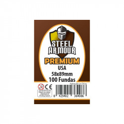 Fundas Steel Armour Premium USA 58x89 mm (100 unidades)