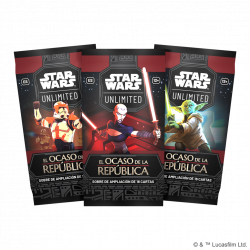 Caja de sobres Star Wars Unlimited Twilight of the Republic (idioma a elegir)