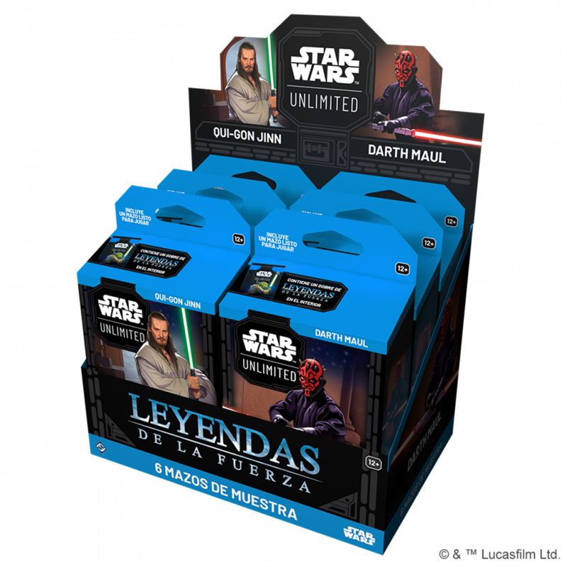 Mazo inicial Star Wars Unlimited: Leyendas de la Fuerza
