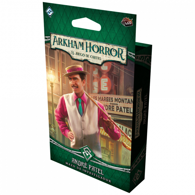 PRE-VENDA Arkham Horror El juego de cartas: André Patel Mazo de investigador